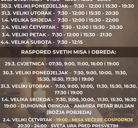 Ispovijed na stranim jezicima u Velikom tjednu u zagrebačkoj Dubravi